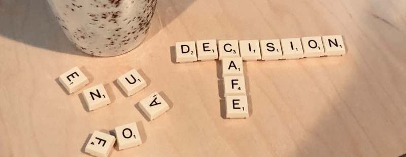 Visit The Decision Café and stay as long as you like!